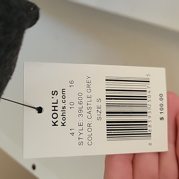 NWT Larry Levine | Womans Double Breasted Gray Coat Jacket - Picture 6 of 7